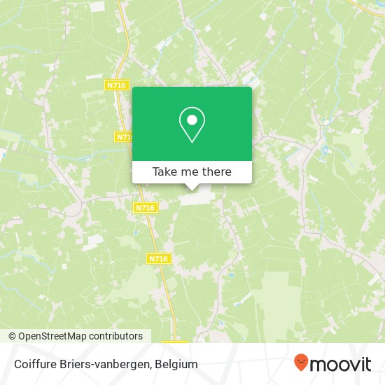 Coiffure Briers-vanbergen map