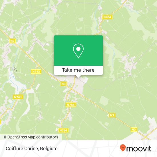 Coiffure Carine map