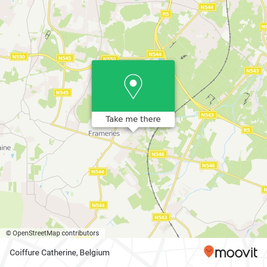 Coiffure Catherine map