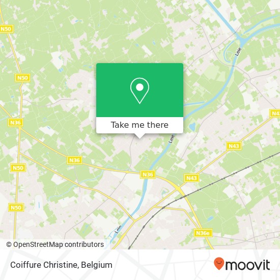 Coiffure Christine map