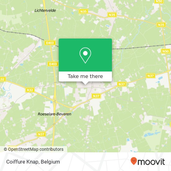 Coiffure Knap map