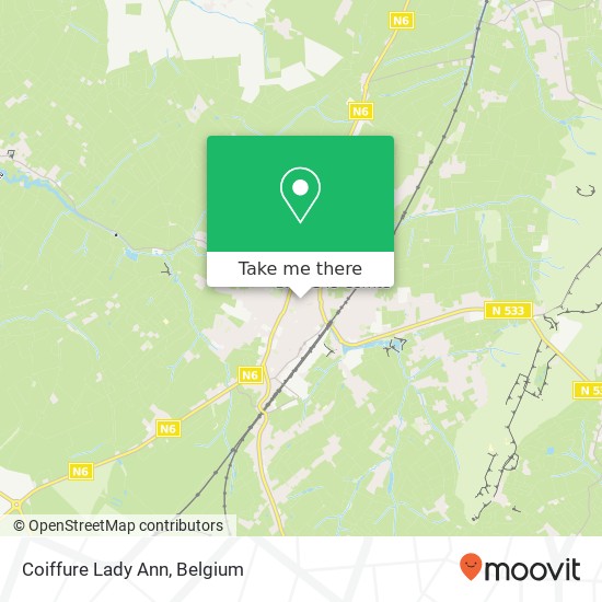 Coiffure Lady Ann map