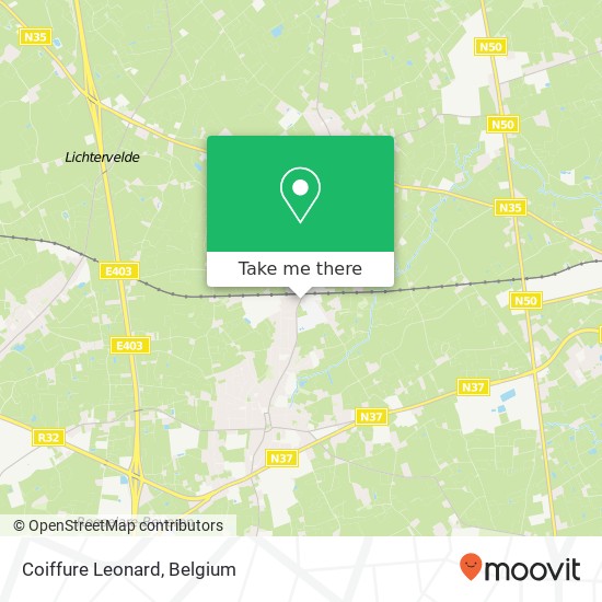 Coiffure Leonard map