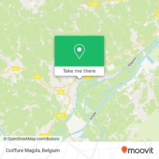 Coiffure Magda map