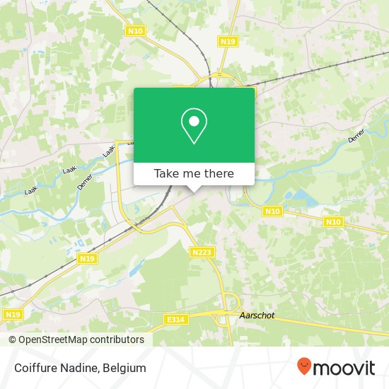 Coiffure Nadine map