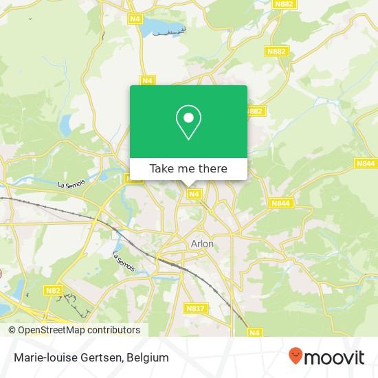 Marie-louise Gertsen map