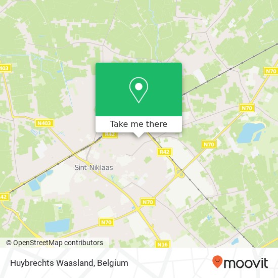 Huybrechts Waasland map