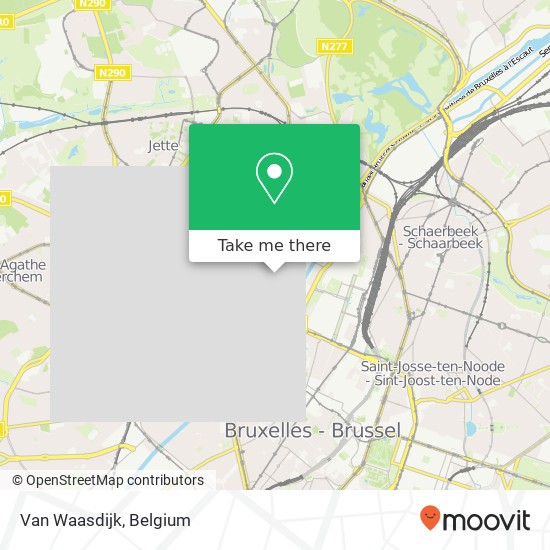 Van Waasdijk map