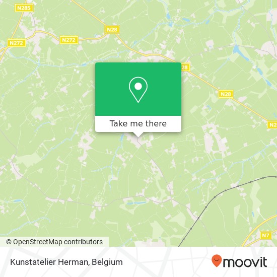 Kunstatelier Herman map