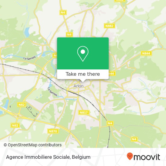 Agence Immobiliere Sociale map