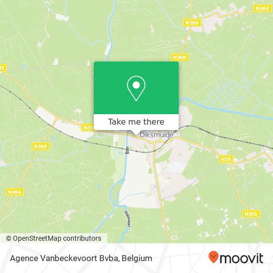 Agence Vanbeckevoort Bvba map