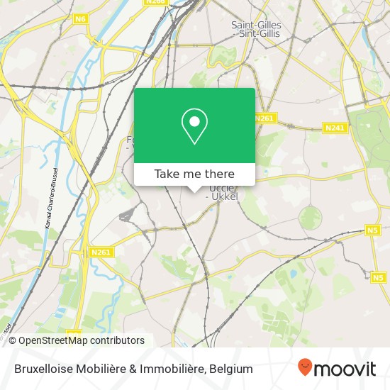 Bruxelloise Mobilière & Immobilière map