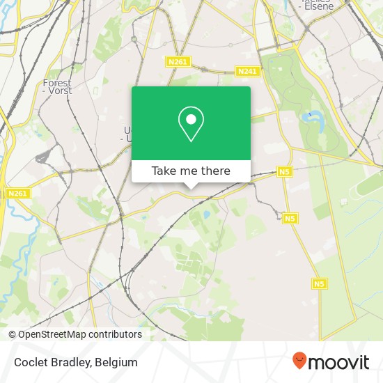 Coclet Bradley map