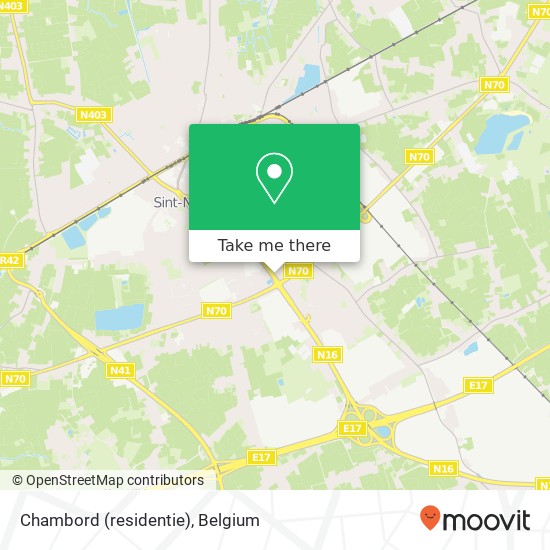 Chambord (residentie) map