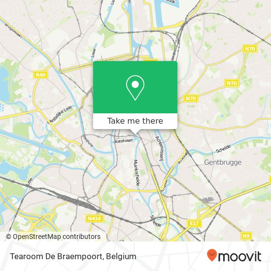 Tearoom De Braempoort map