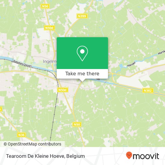 Tearoom De Kleine Hoeve map