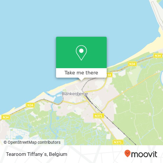 Tearoom Tiffany´s map