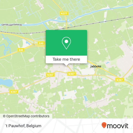 ´t Pauwhof map