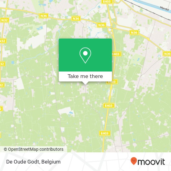 De Oude Godt map