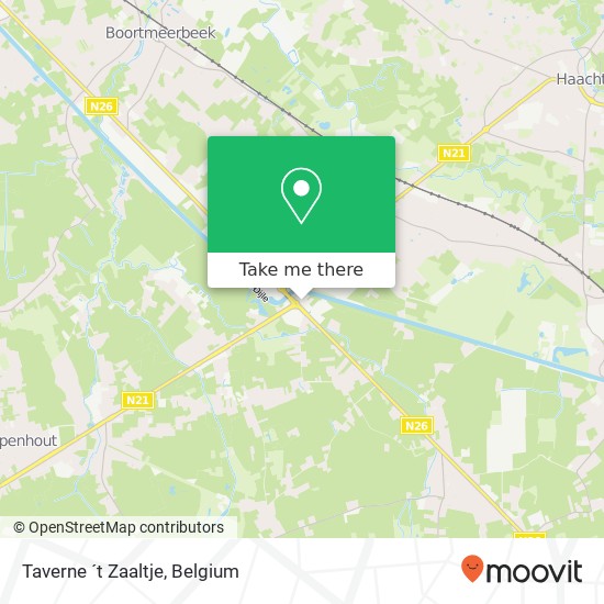 Taverne ´t Zaaltje map
