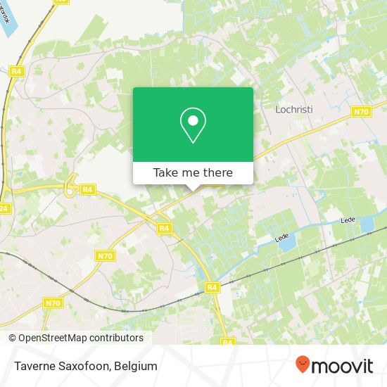 Taverne Saxofoon map