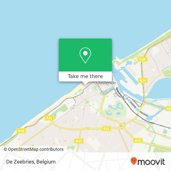 De Zeebries map