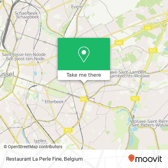Restaurant La Perle Fine map