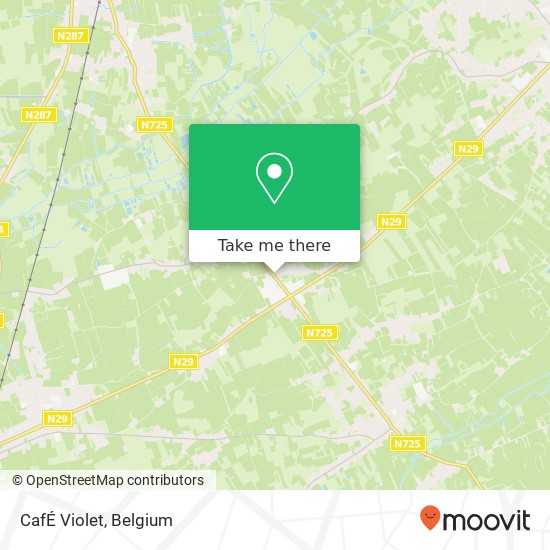 CafÉ Violet map