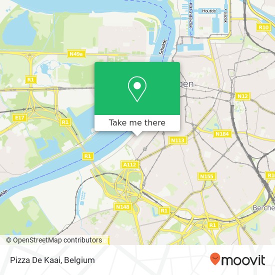 Pizza De Kaai map