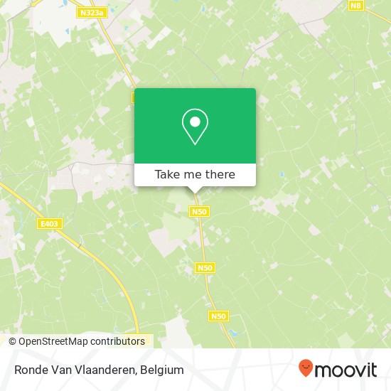 Ronde Van Vlaanderen map