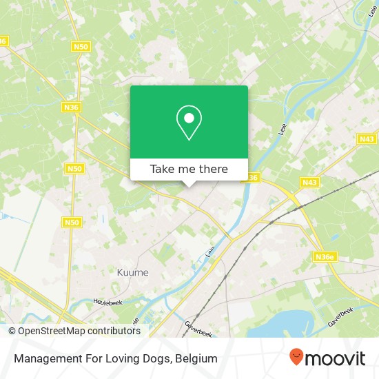 Management For Loving Dogs map