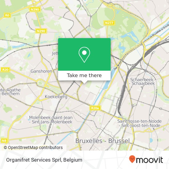 Organifret Services Sprl map