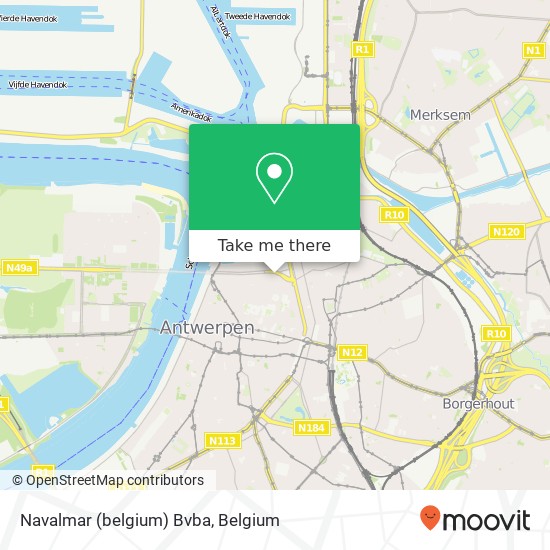 Navalmar (belgium) Bvba map