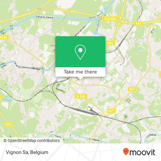 Vignon Sa map