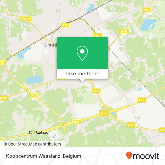 Koopcentrum Waasland plan