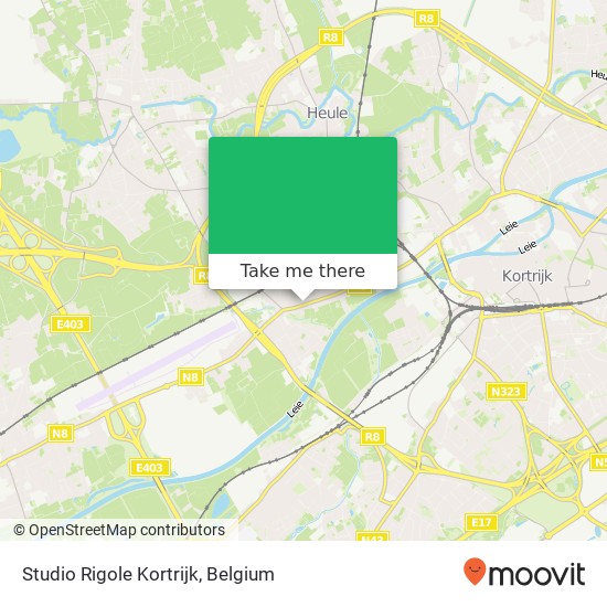 Studio Rigole Kortrijk map