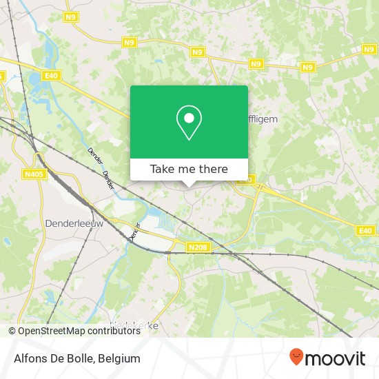 Alfons De Bolle map