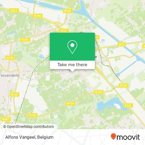 Alfons Vangeel plan