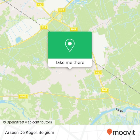 Arseen De Kegel map