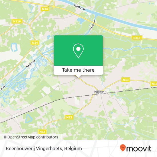 Beenhouwerij Vingerhoets map