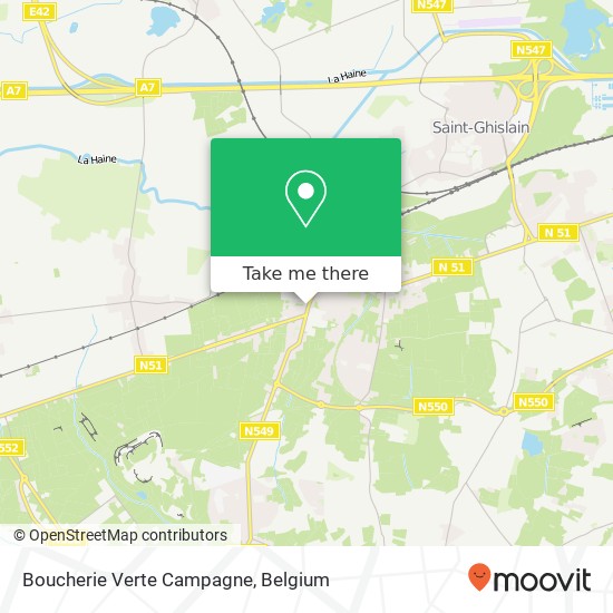 Boucherie Verte Campagne map