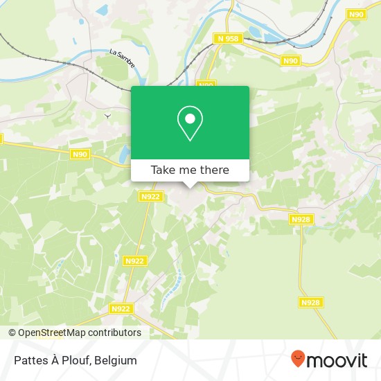 Pattes À Plouf map