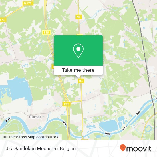 J.c. Sandokan Mechelen map