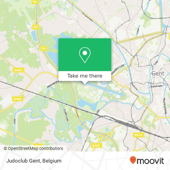 Judoclub Gent map