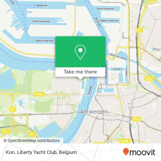 Kon. Liberty Yacht Club map