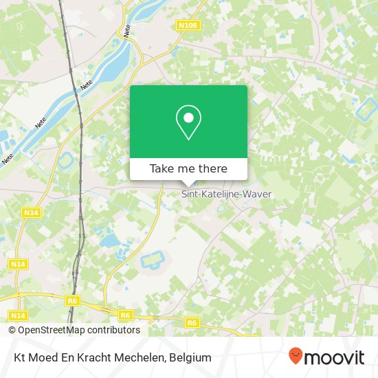 Kt Moed En Kracht Mechelen map