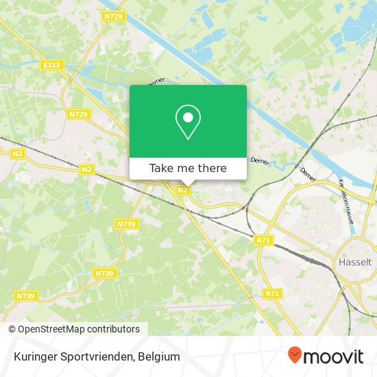 Kuringer Sportvrienden map