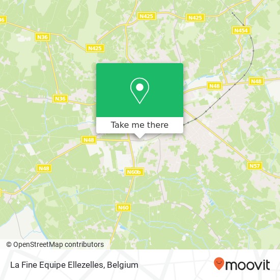 La Fine Equipe Ellezelles map