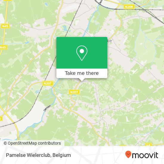 Pamelse Wielerclub map