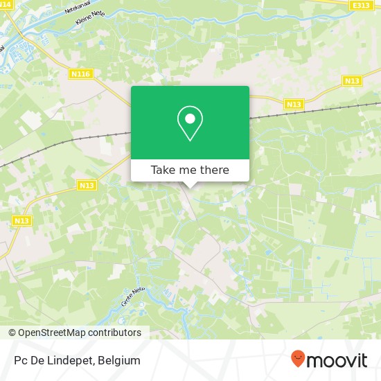 Pc De Lindepet map